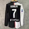 Vintage 1920 Juventus Jersey Home Serie A Champions League No. 7 Long Short-Sleeved Set Football Jersey Fans