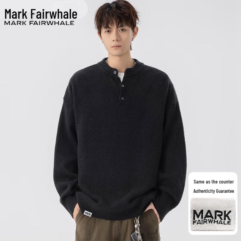 Mark Fairwhale Herren Trendiges Locker Geschnittenes Pullover Sweatshirt