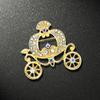Ghost Pumpkin Lantern Brooch Zinc Zinc Alloy Halloween Brooch Cool   Girls