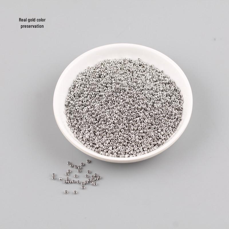 18K Gold-Filled, Gold-Plated Color-Preserving Beads for DIY Jewelry Making and Fixed Clasp Clips