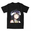 Albedo Schmollendes T-Shirt Paar Overlord Vintage Reine Baumwolle T-Shirts Sommer Bequem Harajuku T-Shirt Bedruckte Oversized Tops