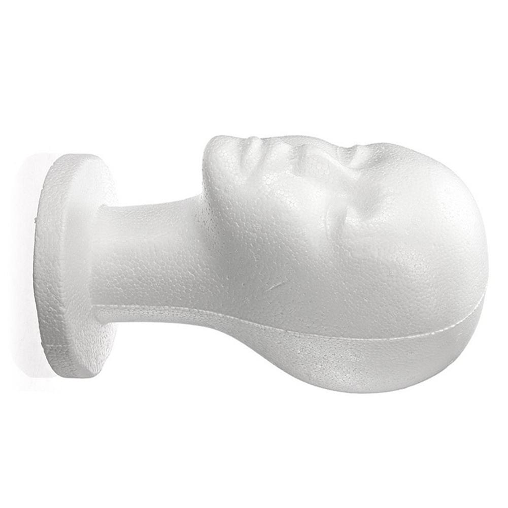 Yousheng Fashion Female White Foam Mannequin Hat Cap Wig Women Head Display Holder Model