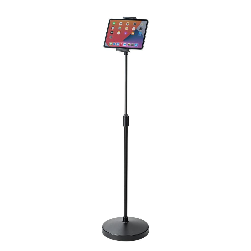 Sanwa Supply Adjustable Height Stand with Inch Black MR-TABST20 iPad/Tablet (Compatible 4.5-11 Tablets)