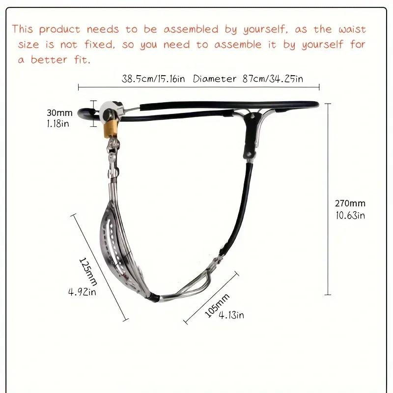 Female Invisible Adjustable Chastity Belt Stainless Steel Lockable T-Back Chastity Device Bondage Panties BDSM Adult Sex Toys