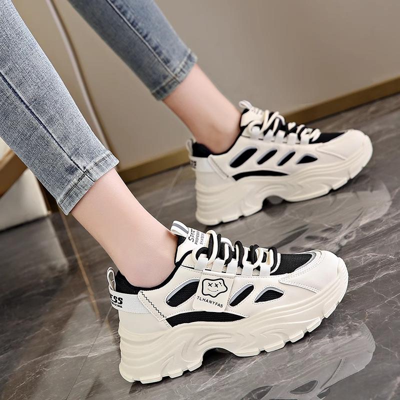 Buty Taty dla Kobiet Jesień 2025 Nowy Rozmiar Miękka Podeszwa Oddychające Buty Sportowe dla Kobiet