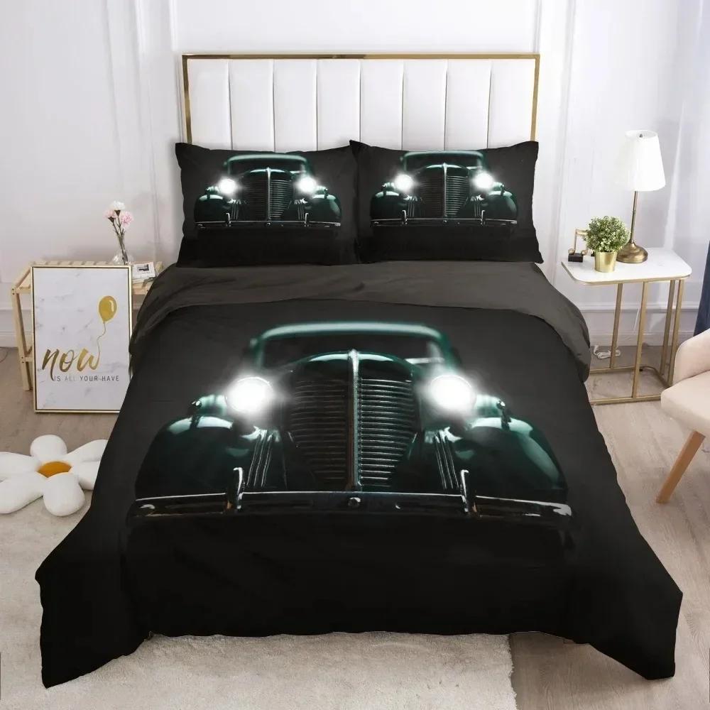 Cars Vehicles Bedding Set Boys Bedroom Decor Sports Cars 3d Print Duvet Cover Set Sigle Twin Double Full Queen King for Adults