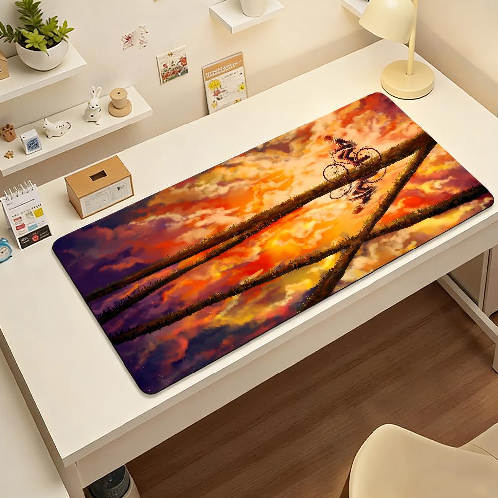 Anime HHaikyuuES Mouse Pad Nonslip Locking Edge DeskMat PC Laptop Accessories Rubber Office Keyboard Large Game XXL Carpet