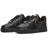 Nike Air Force 1 Low Black Gold Swoosh Women's Sneakers AO2132-005