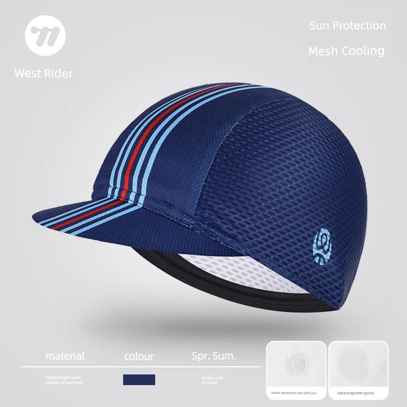 West Rider Summer Cycling Cap, Sweat-Wicking, Breathable, Quick-Drying, Sweat-Absorbing Lining Hat for Men and Women, Windproof and Sun Protection for