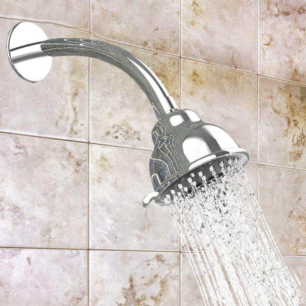 High Pressure Handheld Shower Head 5-Speed Adjustable Water-Saving Bathroom Shower Head Handheld Spray Shower Bathroom Supplies