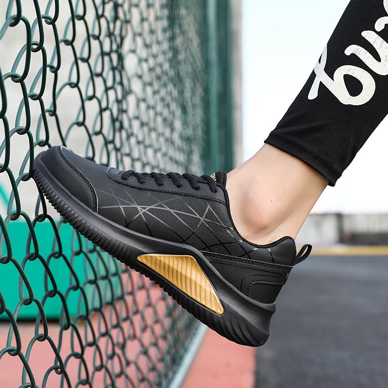 New Men's Sneakers Fashion Pu Leather Men's Casual Shoes Outdoor Jogging Training Shoes High-Quality Comfortable Men's Shoes