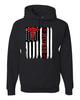 Support Nurses Health Workers American Flag Pride Unisex Hooded Sweatshirt