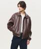 Black Moment Signature Synthetic Leather Oversized 2-Way [Brown]