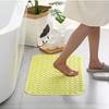 7 Colors 4 Sizes PVC Large Toilet Bathroom Bathtub Safety Shower Non-slip Bath Rug with Suction Cups Floor Mat Massage Cushion