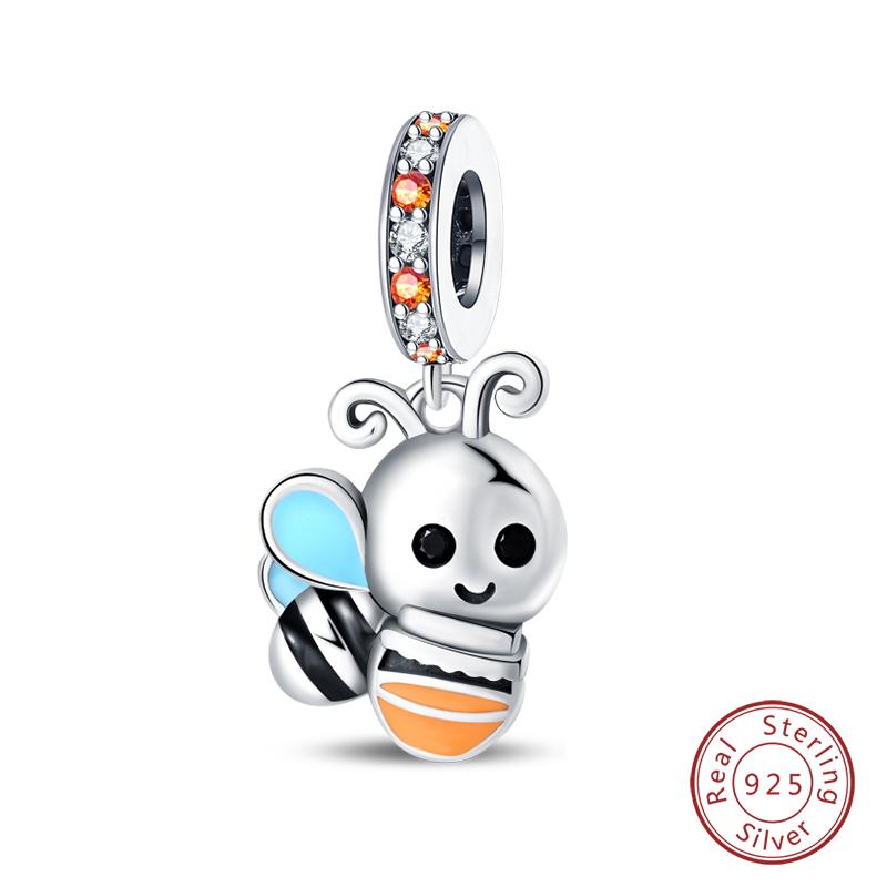 Nightglow Star Moon Pendants Fit Qikaola Bracelets Copper Creative Garden Mushroom Snail Clover Charms Diy Jewelry