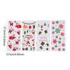 100 Pieces Christmas Gift Bags with Twist Ties Decoration Biscuit Bag Portable Versatile Xmas Candy