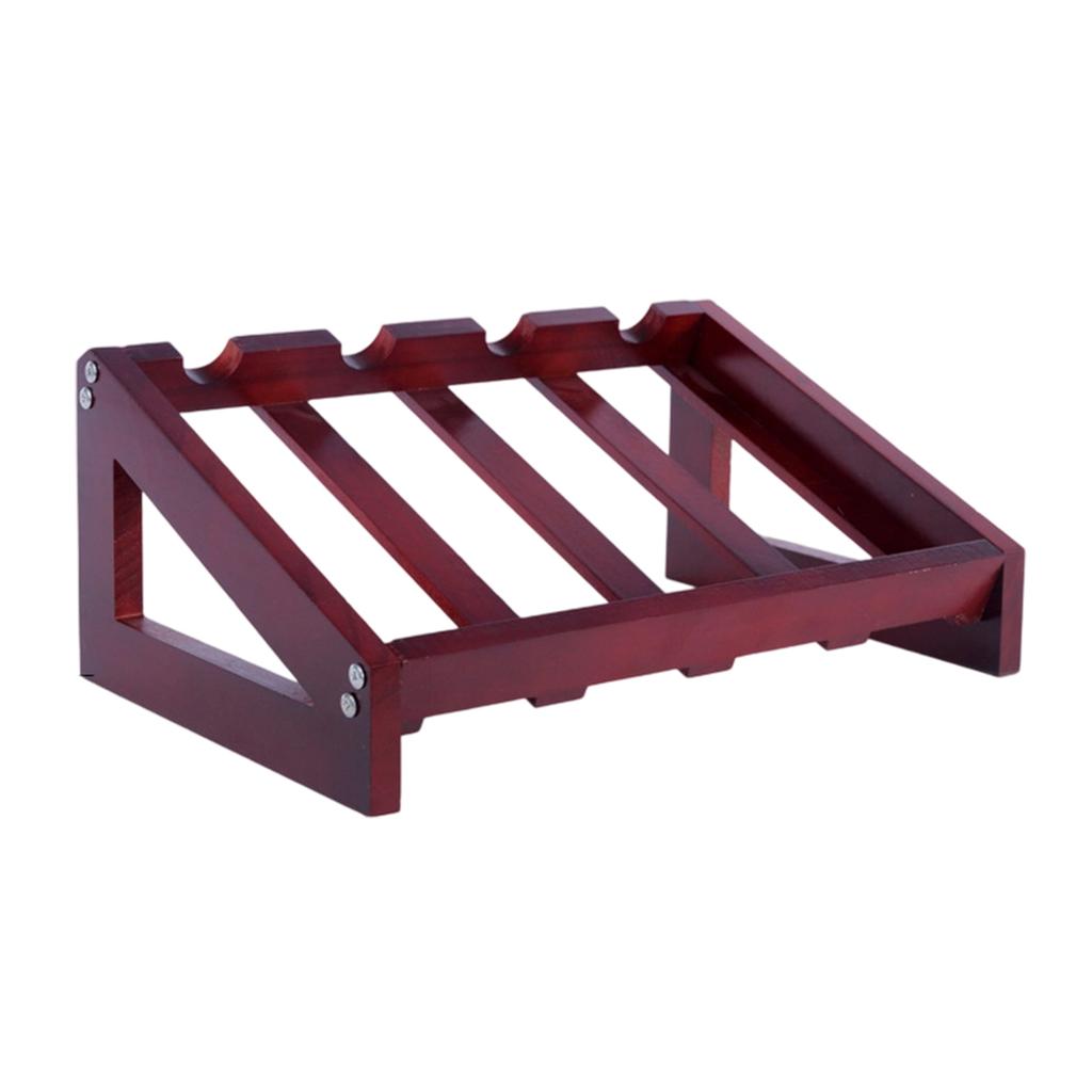 Rustic Style Wooden Wine Rack For Home Kitchen Bar Decorations Durable Storage Shelf For Wine Bottles Display
