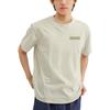 Sport Lifestyle Series Round Neck Logo Breathable Short Sleeve T-Shirt Unisex Tops Beige P225U123-00NA