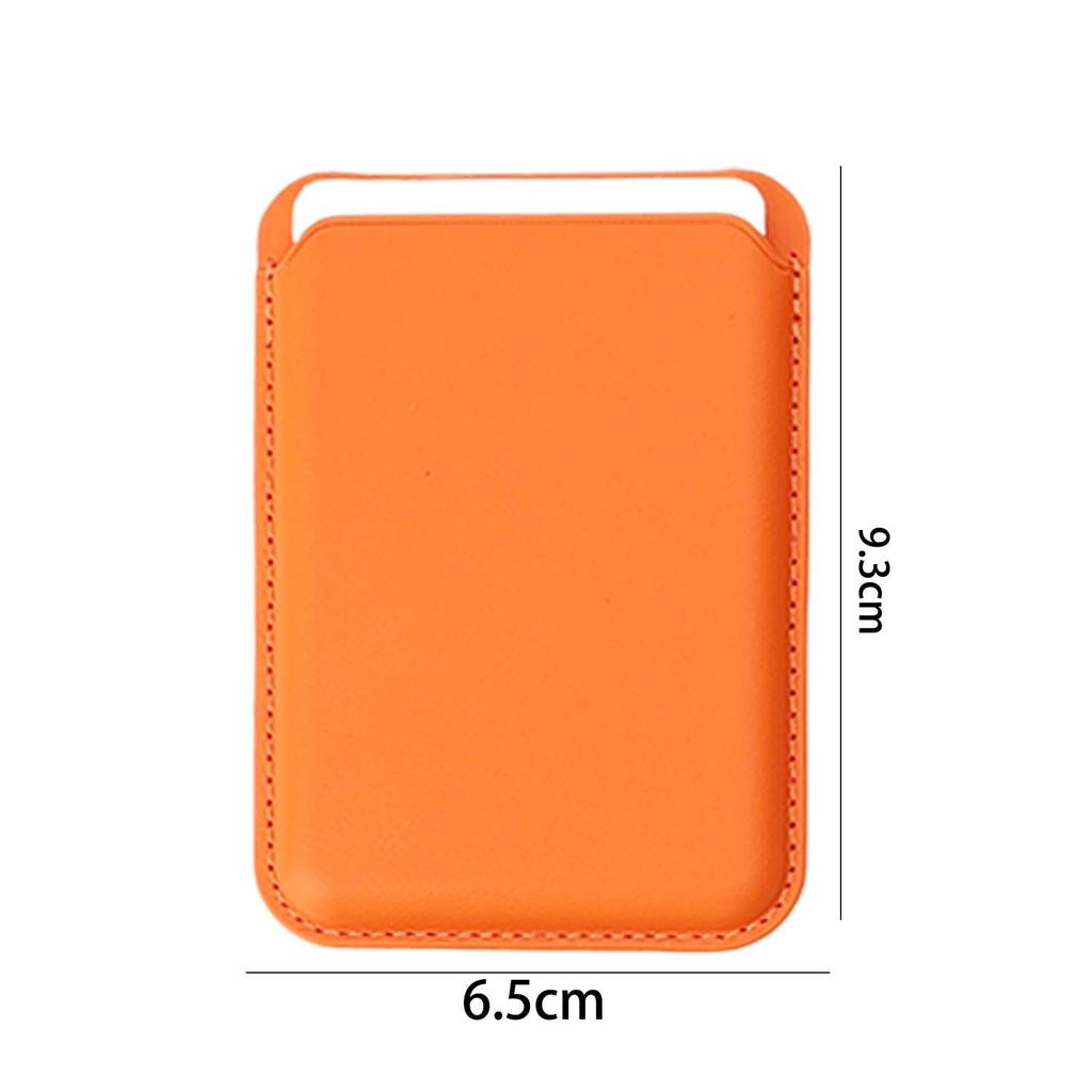Leather Card Holder Magnetic Wallet for Magsafe Multifunctional Magnetic Phone Pouch Stand for IPhone 17 Air 16 Pro 15 14 13