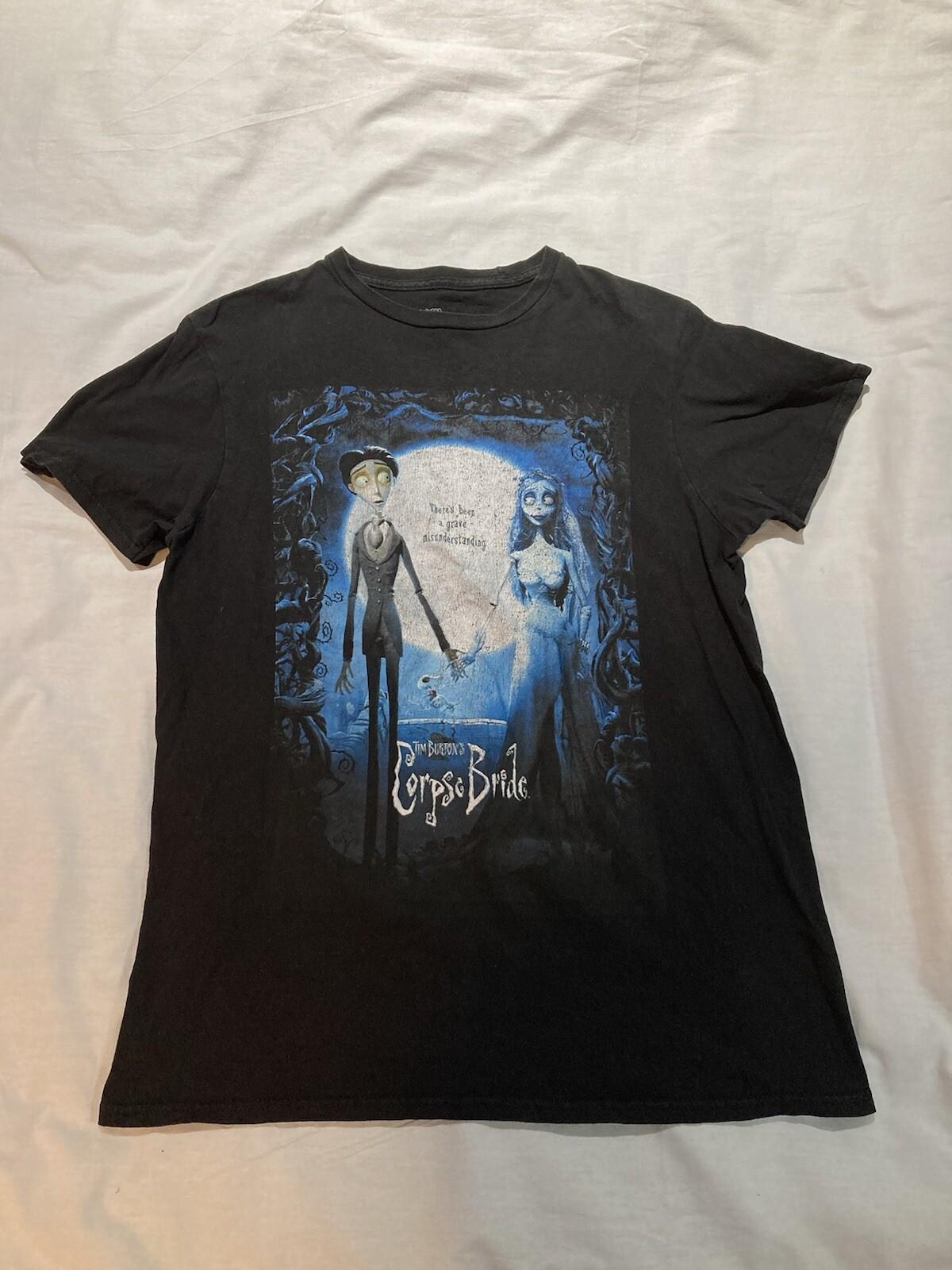 Tim Burton’s Corpse Bride T-shirt, Size Medium Unisex T-Shirt L
