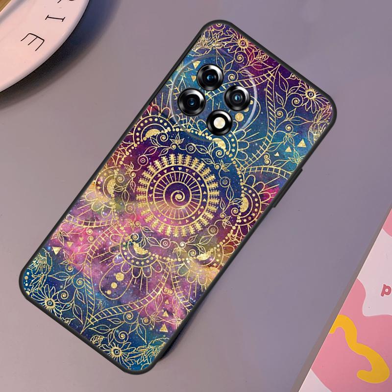 Indian Pattern Mandala Case For OnePlus 12 11 9 10 Pro 9RT 10T 10R 12R OnePlus Nord CE 2 3 Lite 2T N10 N20 Cover