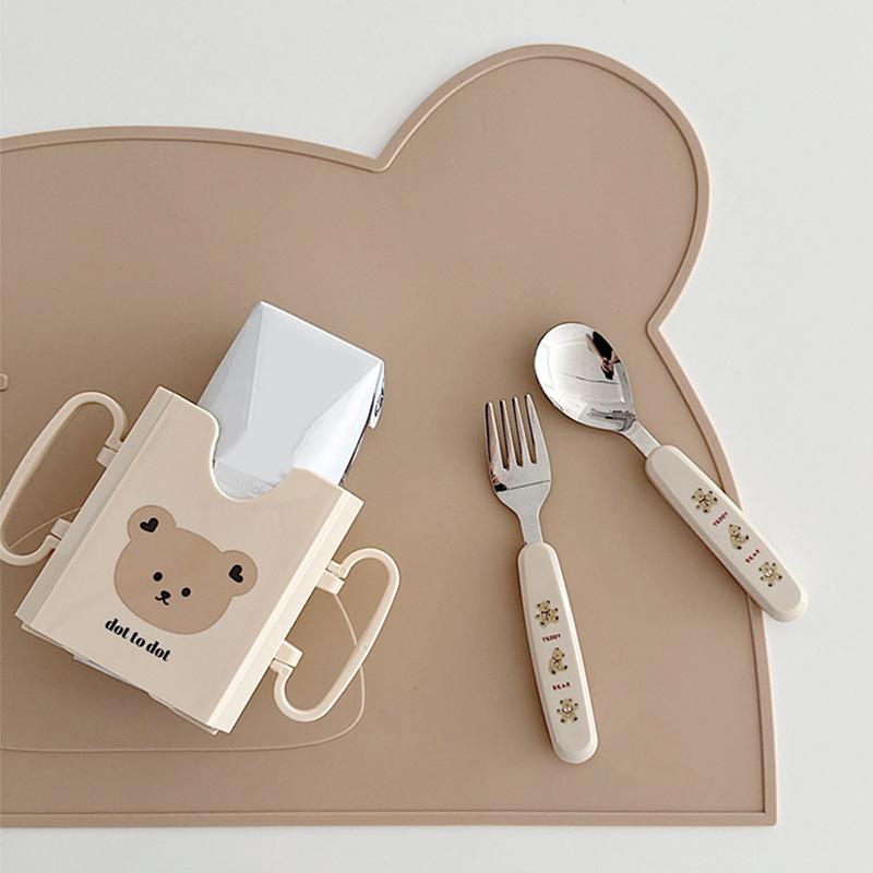 Držák na mléko z kartonu, nastavitelný plastový držák na džus pro batolata, pití s protiskluzovou úpravou, nastavitelný držák na mléko