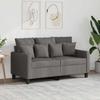 Vidaxl 2-Seater Sofa, Taupe Color, 120 Cm, Upholstered In Fabric