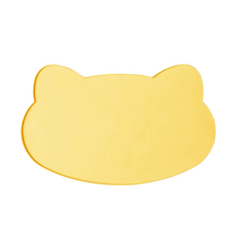 Pet Waterproof Mat Dog Cat Bowl Mat Silicone Non-Slip Pet Feeding Mat Dog Eating Bowl Tray Cushion