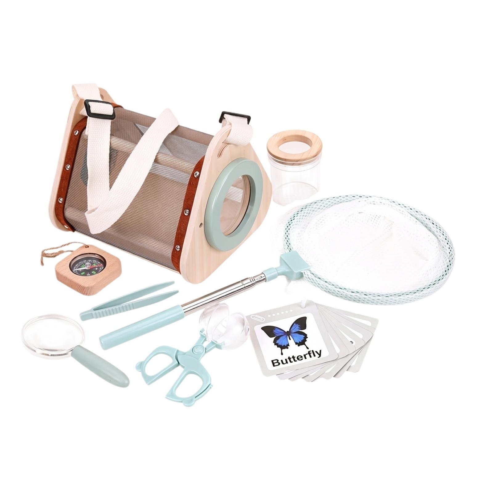 

Children s Outdoor Insect Observation Kit: Catching Set, Rearing Box, DIY Insect Cage, Catching Net, Tongs, Toys & Gifts One Size
