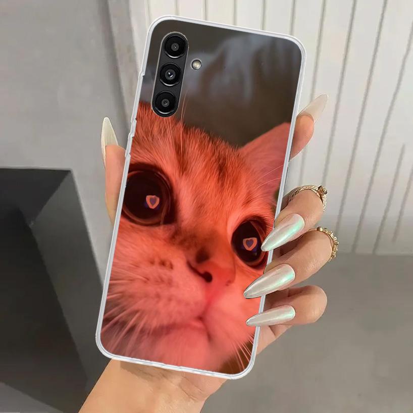 Pet Cat Funny Memes Phone Case for Samsung Galaxy A17 A16 A37 A26 A36 A57 A56 A15 A25 A35 A55 A14 A24 A34 A54 A13 A23 A33 A53 Ga