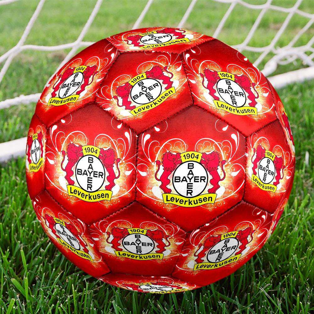 Leverkusen Germany  Indoor Soccer Ball Colorful All Ages Machine Stitched PVC Competition Ready Durable High-Bounce SIZE 5 Football.