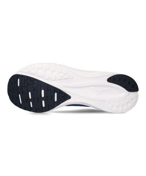 PIONEROAD Sneakers Running Shoes K1GA2147 27 [Mizuno] Men's [Ultra Lightweight/Wide 4E] Blue/Silver