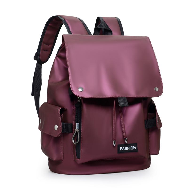 Pánský batoh Velkokapacitní Cestovní Volnočasový Jednobarevný Batoh na počítač Módní Pánský a Dámský Studentský Školní batoh