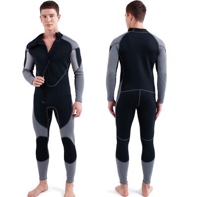 Fato de Neoprene de 3mm para Homem com Fecho Frontal Completo para Snorkeling, Surf, Mergulho