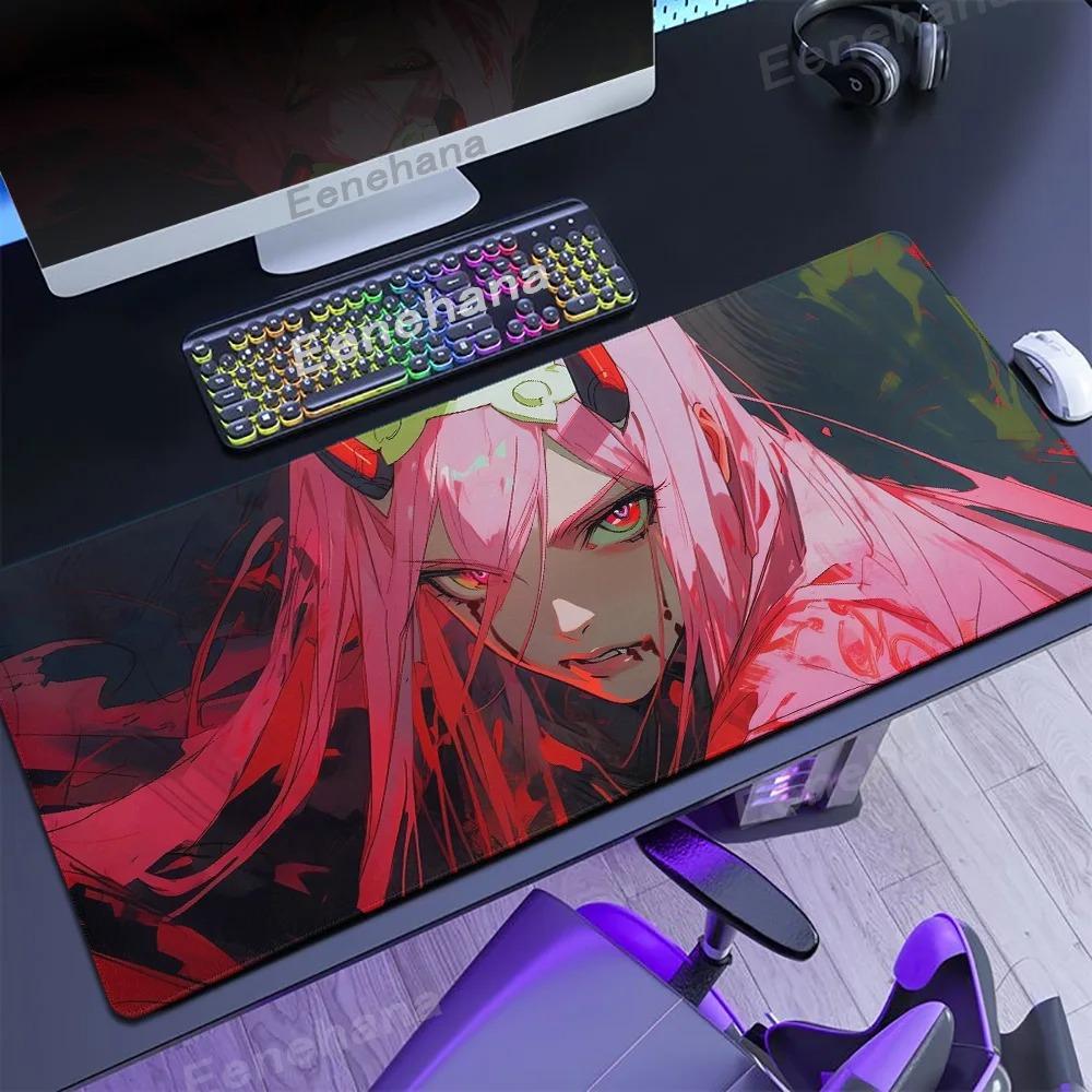 

Нескользящий коврик для компьютерной мыши HD-печать Быстрая доставка Игровой настольный коврик Мультяшный Ноль Два Милый во Франксе Блокнот Настольный коврик 30x60cm