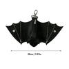 Handmade PU Leather Bat Gothic Coin Bag Keychain Change Purse With Foldable Wings For Shopping Travel Work School Events Outdoor
