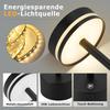 Lampe de table LED - NETTLIFE - Modèle tactile - Sans fil (piles) - Intensité 3000-6500K - Port USB-C