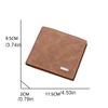 PU Leather Short Card Bag Multi-functional Credit Card Holder Portable Business Wallet  Daily Use