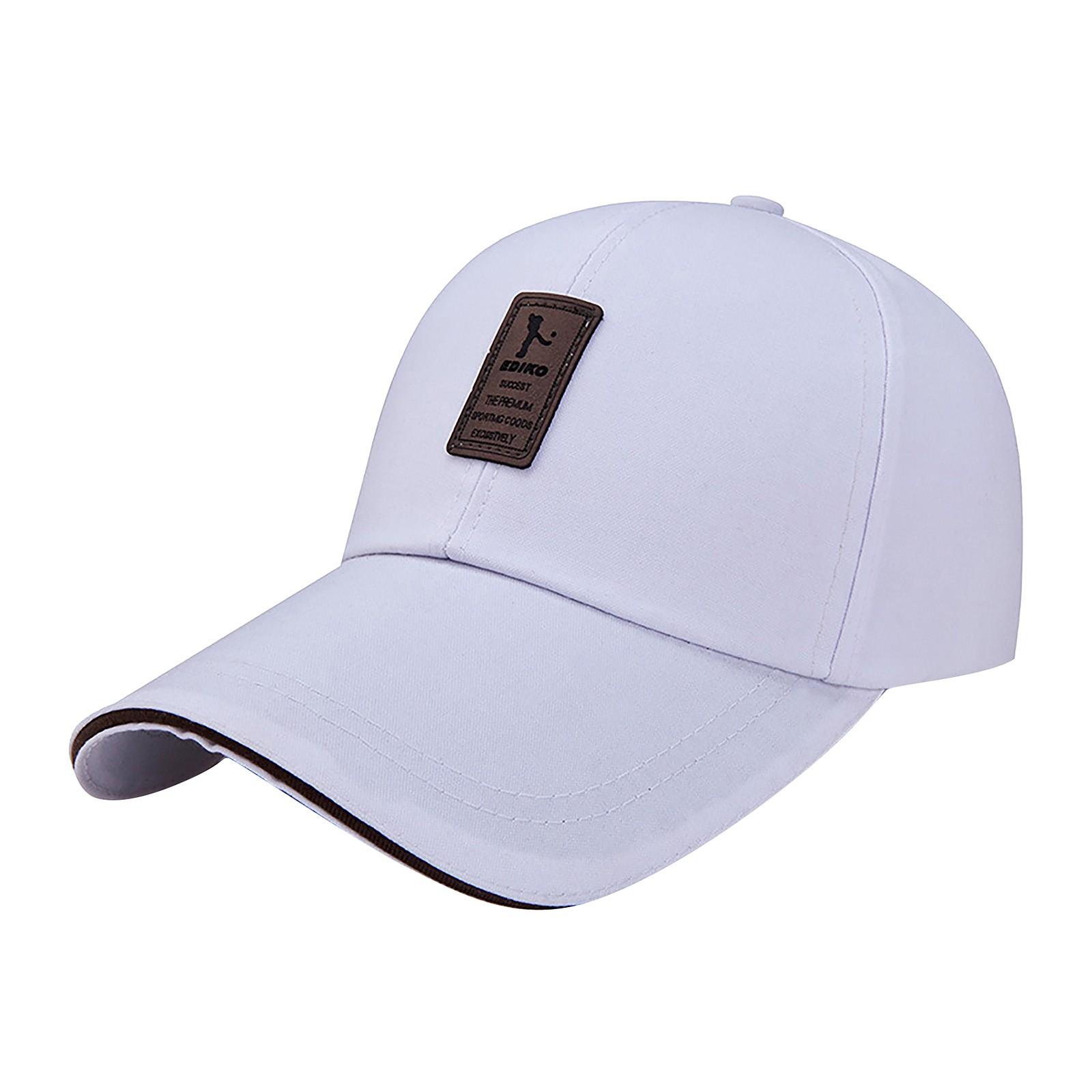 

Модная женская и мужская регулируемая шляпа с вышивкой алфавита, бейсбольная кепка, кепка с оттенком One Size белый