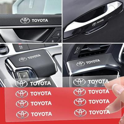 1/5/10 Stück Auto Innenraum Zufällige Aufkleber Auto Lenkrad Emblem Styling Für Corolla Yaris Chr Auris RAV4 Camry Highlander