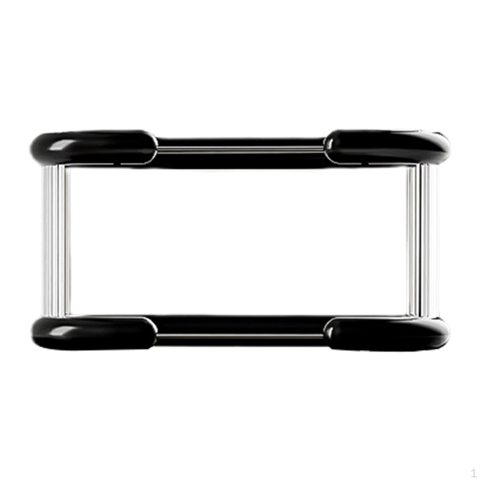 

Подставка для чашек, полка, держатель для бутылок с приправами, органайзер для хранения фруктов и столовых приборов 2 Layer чёрный