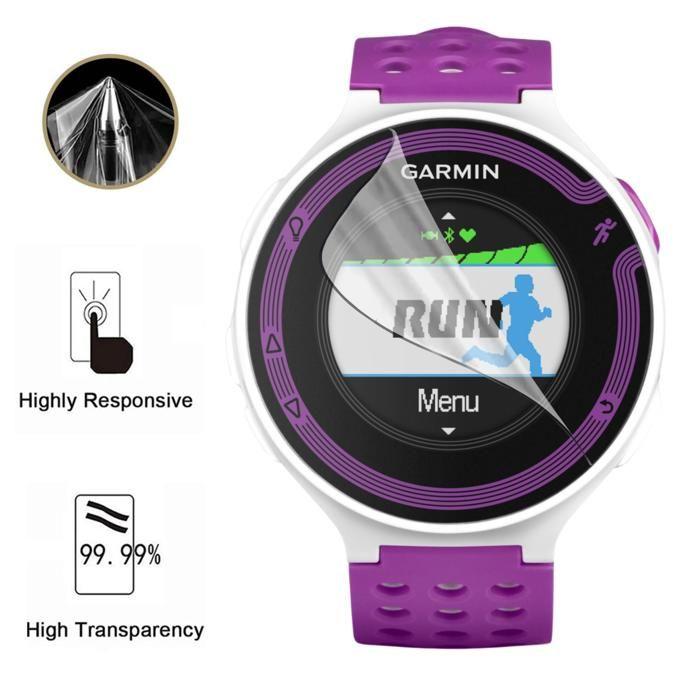 Screen Protector for Garmin Forerunner 220 [6 Pack] Ultra Thin Resistant Protective Plastic Film Phonillico