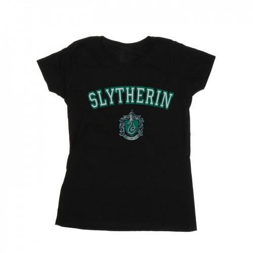 Harry Potter Womens/Ladies Slytherin Crest Cotton T-Shirt