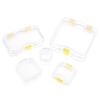 1 Pcs Plastic Dental Lab Box With Film Dentist False Tooth Case Box With Membrane Storage Boxes Denture Teeth Container Case