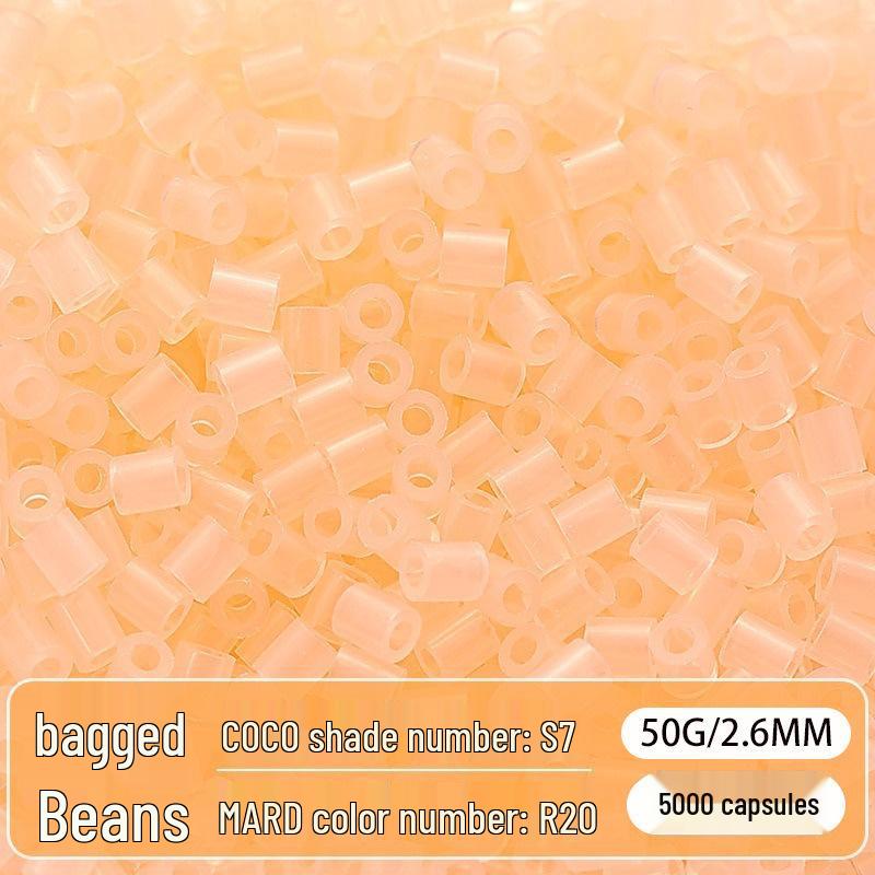 Mard Family Perler Beads P Series Pearlescent Colors 2.6mm Refill Pack - 50g Fused Beads