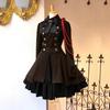 Renaissance Retro Langarm Schleife Rüsche Cosplay Kleid
