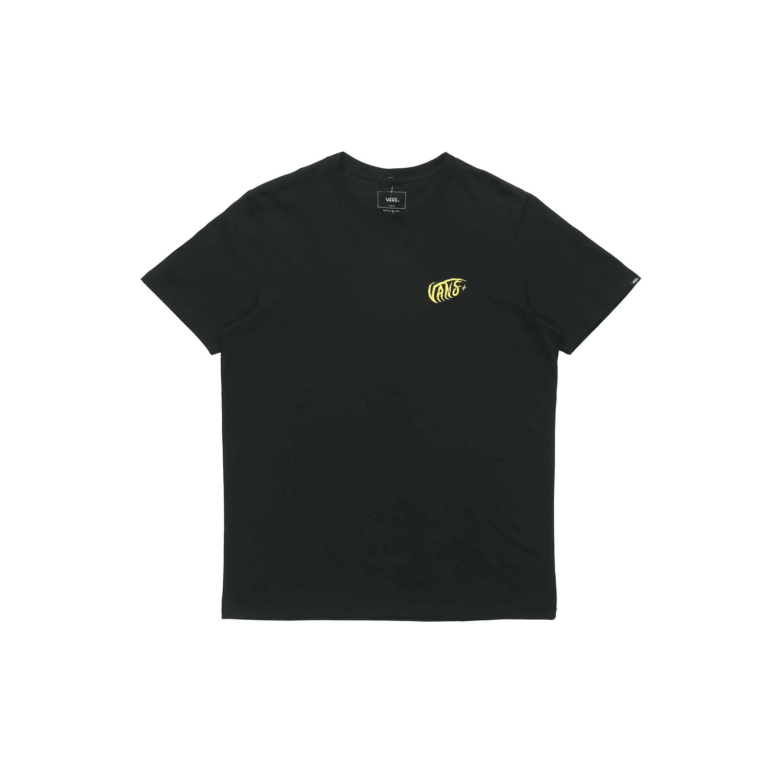 Vans Men s Artist Printed Round Neck Tee Black VN0A4P5EBLK XS