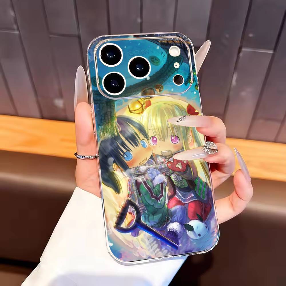 M-Made in Abyss Phone Case For iPhone17,16,15,14,13,12,11 Plus,Pro Max Soft Transparent Cover
