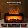 3D Flame Aroma Diffuser Humidifier HY05 With Color Lights Remote Control Timer Essential Oil Fireplace Mist Maker