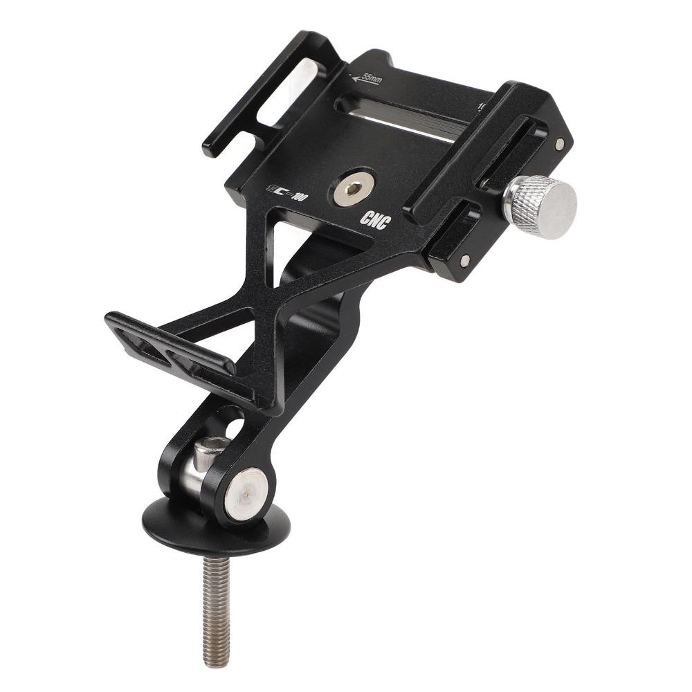 Aluminum Alloy Bike Stem Phone Stand for 4.2‑6.8 Inch Cell Phones Cycling Equipment